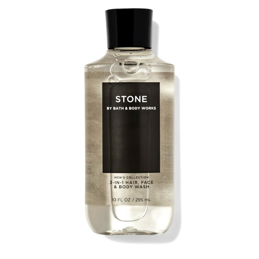 Bath & Body Works Men's Collection 3-In-1 Hair, Face & Body Wash 10oz (Stone)